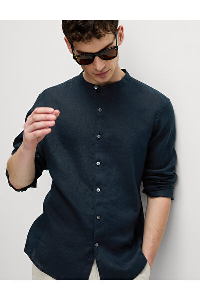 Marks & Spencer Saf Keten Gömlek