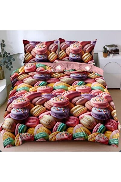 Casa de Vis Double bed linen set, satin cotton, 220 x 230 cm, 4 pieces, A50-721,