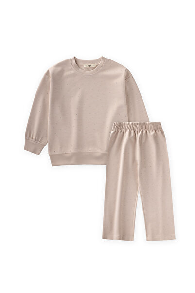 Cigit Complete Stoned Modal Set 8-13 Years Old Beige