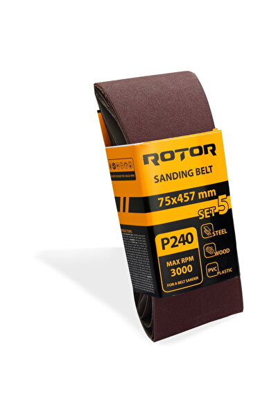 Rotor Banda de slefuit P240 75*457 set 5