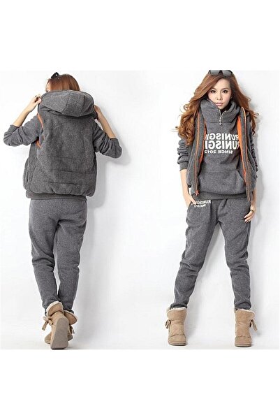 Toridas Women's comfortable three-piece tracksuit for winter