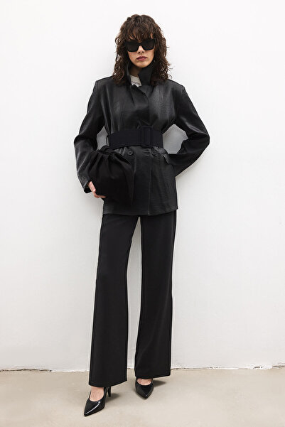 Touché Privé ELASTIC WAIST CREPE PANTS