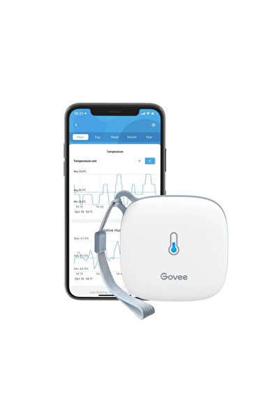 Govee Room thermometer and hygrometer H5179, Wi-Fi, Bluetooth, LCD display, W...