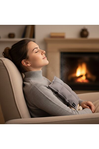 Hedea وسادة مربعة من بذور الكرز، علاج طبيعي بالحرارة والبرودة، قابلة للغسل، ب...