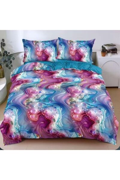 Casa de Vis Double bed linen set, satin cotton, 220 x 230 cm, 4 pieces, A50-725,