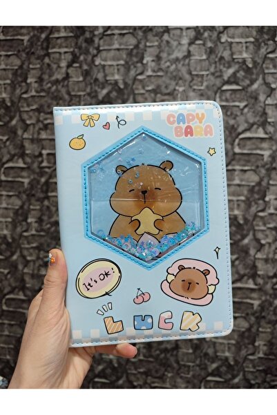 senacacollection Caiet cu dungi Capybara, format A5, 1 bucată