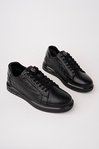 Madam Tarz Vrp-2211 Tied Patterned Genuine Leather Sports Shoes