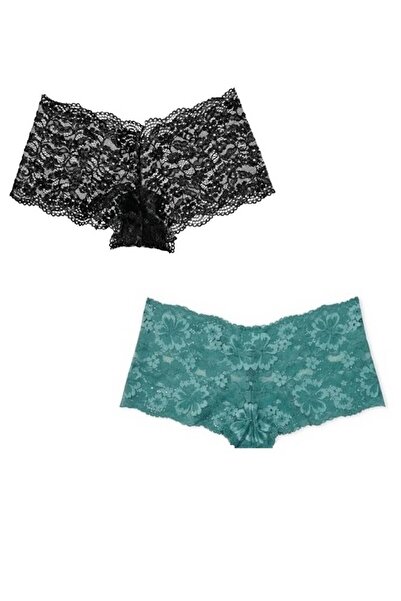 GECKO COLLECTION Lace Women's Boxer Briefs 2 Pieces