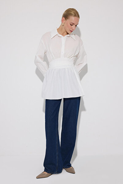 Touché Privé Belied Corseted Peplum Tunic