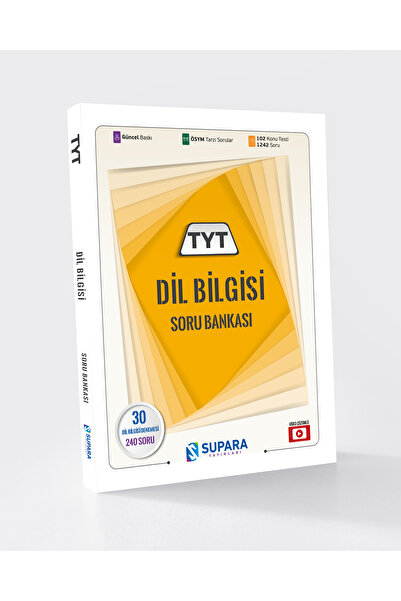 Supara Yayınları TYT DİL BİLGİSİ SORU BANKASI