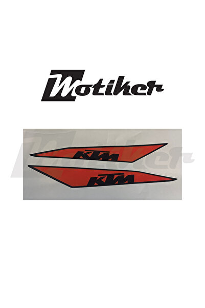 Motiker KTM Duke 250 Arka Kuyruk Üstü Sticker Etiket Modeli