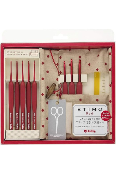 Tulip Etimo Red Red Crochet Set