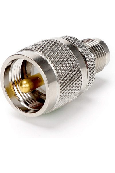 Generic UHF PL-259 Male to TNC Female RF Coaxial Adapter – 50 Ohm Connector for Antenna & Radio Systems
