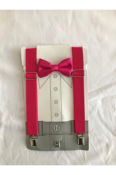 redbug kids Lilac Color Bow Tie Suspender Suit Suitable for Ages 1-9