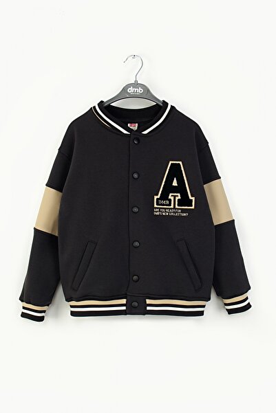 Blue Moon's Kids DMB Erkek Çocuk Nakış Detaylı Kolej Hırka 9-14 Yaş