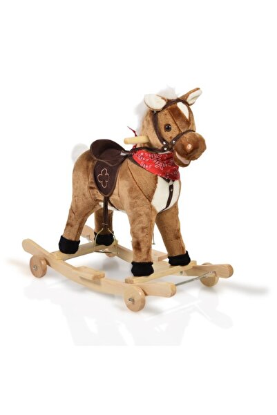 Moni Toys Balansoar Copii, Calut Chipper, Functie Muzicala, Miscare Cap si Co...