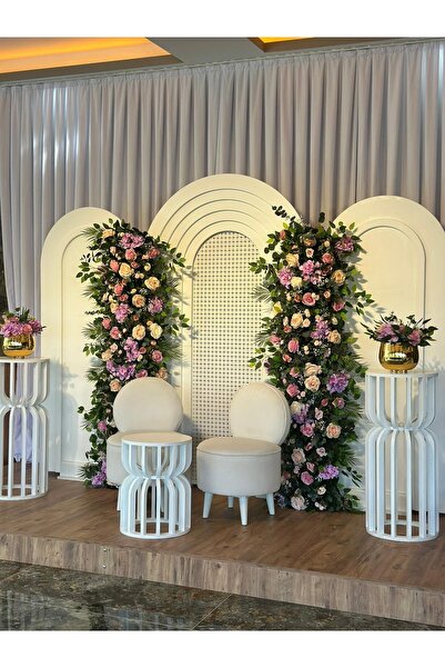 DİVA Pastel Lüks Gül Aranjmanı 1 Metre | Yapay Çiçek & Arka Fon Dekoru - TAG ...