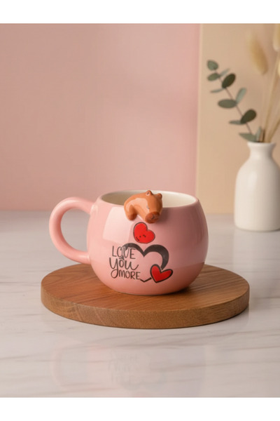 Tohana 3D Hanging Animal Figured Capybara Mug 420 ml