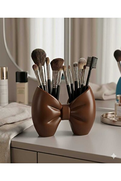 3D MESHİNG علبة مكياج على شكل فيونكة من ميشينج