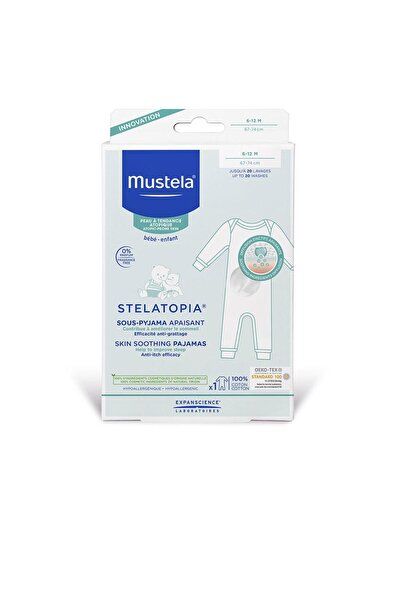 Mustela Anti-irritation and chafing pajamas for babies STELATOPIA #6-12 month...