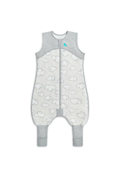 Love to Dream , sleeping bag with feet and short sleeves, 2 TOG, 4 Years, Grey -