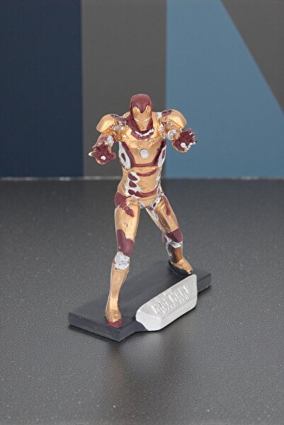e-life shop Ironman Demir Adam 18 cm Figür Heykel Dekoratif Biblo Ev Ofis Gen...