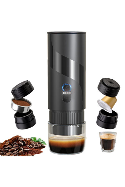 nuvora 2 in 1 Portable Coffee Maker - Coffee Maker for Capsules and Ground Co...