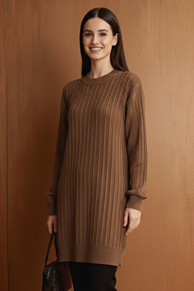 benguen Patterned Tunic N3185 Mink