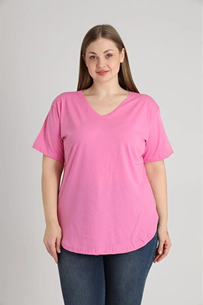 Orly More Women's V-Neck Plus Size T-Shirt