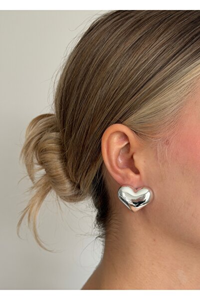 KİLİGİSTANBUL Ultra Light Etl Heart Earrings