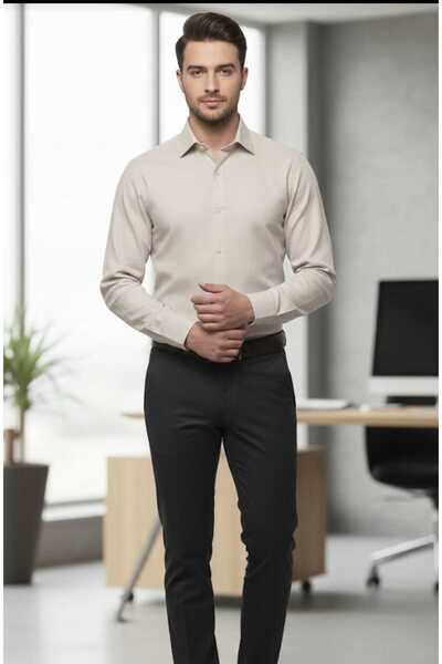 ADVANTE ΜΑΚΡΥΜΑΝΙΚΟ ΑΝΔΡΙΚΟ ΠΟΥΚΑΜΙΣΟ ΣΤΕΝΗΣ ΕΦΑΡΜΟΓΗΣ (SLIM FIT) ΑΤΣΑΛΑΝΤΕΝΤ...