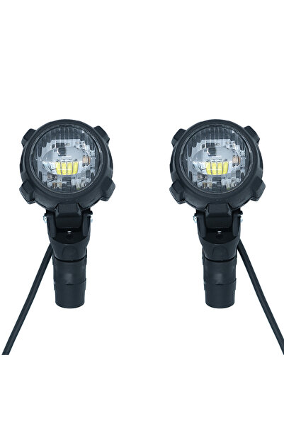 GP KOMPOZİT SFR001 Large Universal Motosiklet Sis Farı Seti Siyah