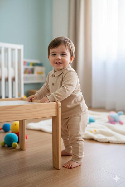 Yağmur Giyim Necix's Collared Boy's Suit 6-18 Months 243345