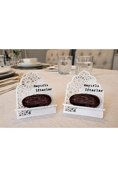 YAZAL3D Hurma Sunumluğu 6-Piece Set – Ramadan Table Decoration – Tabletop Ift...