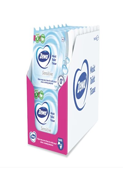 Zewa Sensitive wet toilet paper, 16 packs, 42 pieces