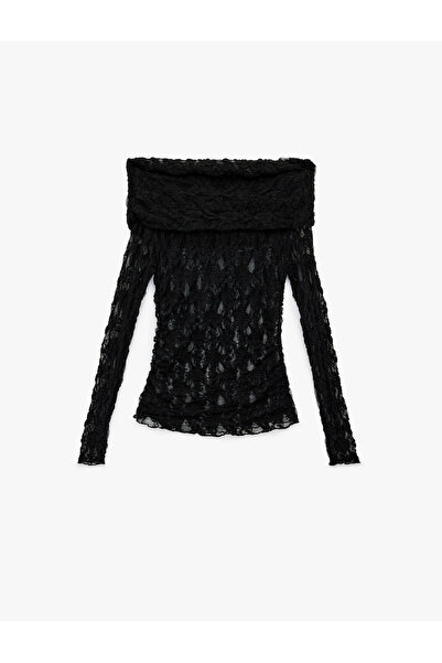 Koton Women'S Black Women'S Blouse Ls