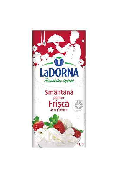 Ladorna UHT Cream for Whipped Cream, 35% Fat, LaDorna, 1 L