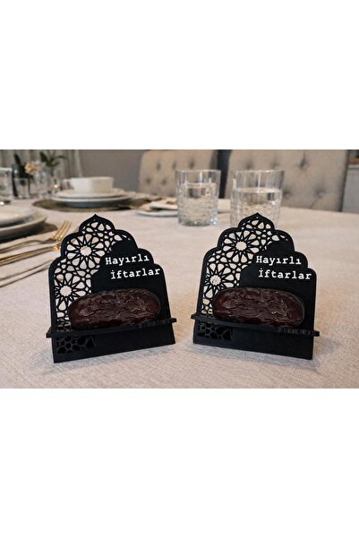 YAZAL3D Hurma Sunumluğu 6-Piece Set – Ramadan Table Decoration – Tabletop Ift...