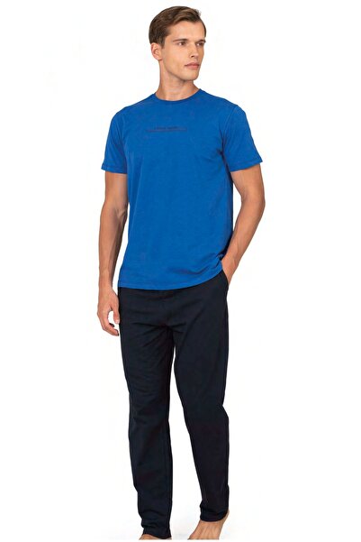 Pierre Cardin Cotton, Men's T-Shirt & Pajama Set, Short Sleeve, Crew Neck, wi...