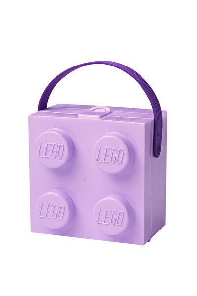 Room Copenhagen LEGO Box with Handle, Storage Box (lavender)