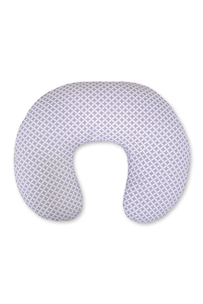 Bobono Pernă de hrănire detașabilă în formă de fasole - mini-rozetă gri