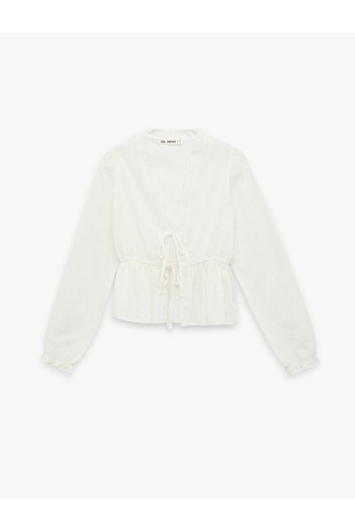 Koton Women's Brode Blouse