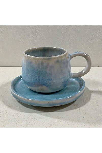 you design Sky Blue Türk Kahvesi Seti