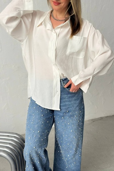 BRGCLOTHING Z.R Brand Draped Modal Shirt