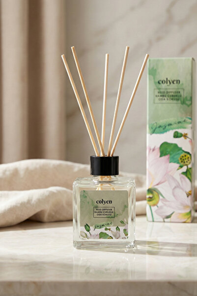 Colyen Jasmine Bambu Çubuklu Oda Kokusu Zarif Yasemin Çiçeği Esansı 100 ml
