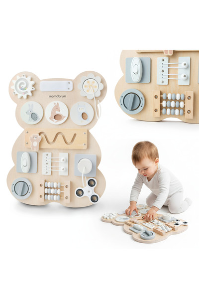 mamabrum Tablă senzorială Montessori Ursuleț