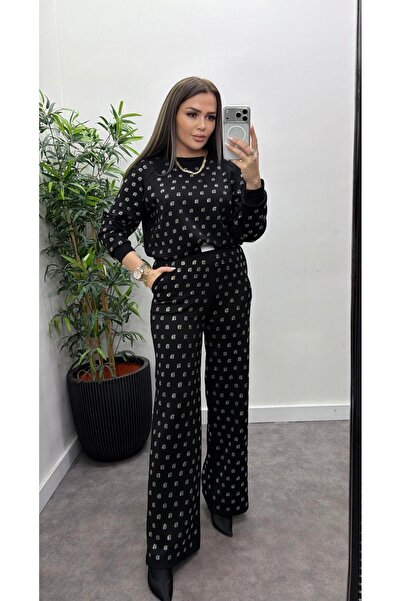 Acar Boutique Tasarım İthal Taşlı Modal Takım