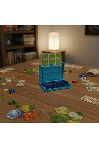 OEM Catan Pieces Box - Blue