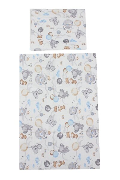 PRICHINDEL Set de lenjerie de pat 2 piese, bumbac, koala cu balon, multicolor...