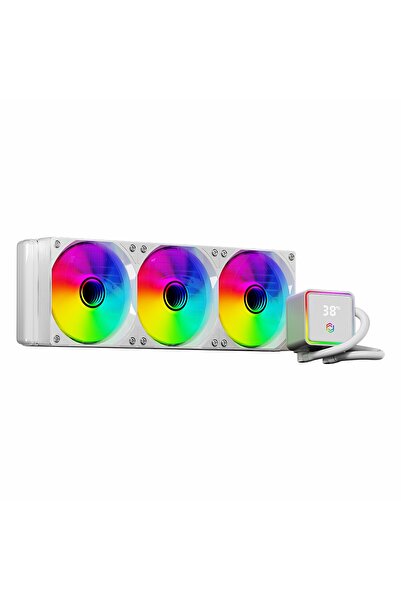 FRISBY Fcl-360W Argb 360mm Am5/1851P White Processor Liquid Cooler